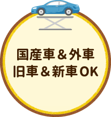 国産車&外車/旧車&新車OK