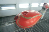 kawasaki ゼファー タンク塗装