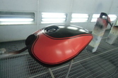 kawasaki ゼファー タンク塗装